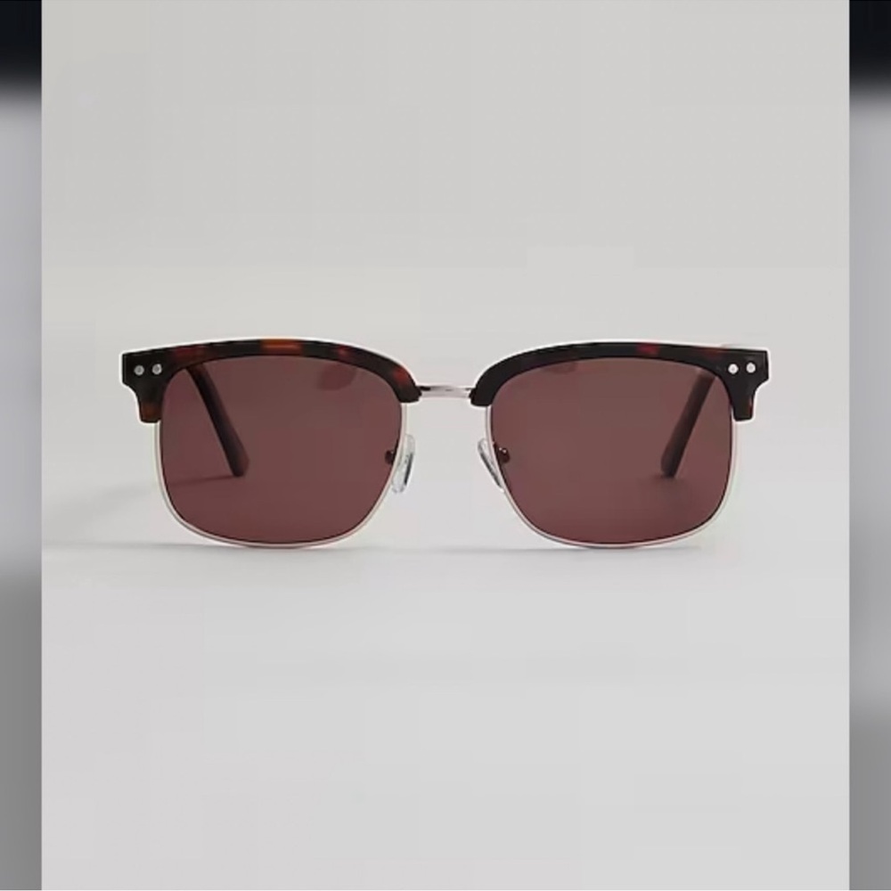 Express men’s tortoise browline sunglasses